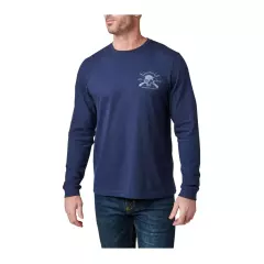 5.11 TACTICAL Triko s dlouhým rukávem 5.11 Quiet Warrior Long Sleeve Tee, Pacific Navy