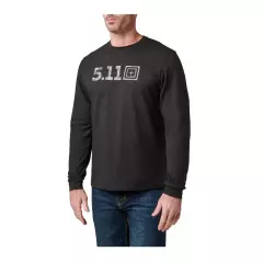 5.11 TACTICAL Triko s dlouhým rukávem 5.11 Camo Logo Fill Long Sleeve Tee, Černé