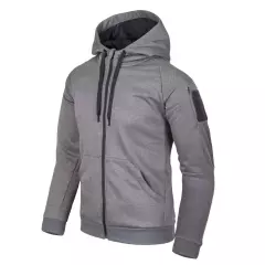 Helikon-Tex Mikina Helikon Urban Tactical Hoodie (Fullzip), šedá melange