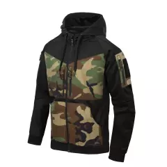 Helikon-Tex Pánská mikina Helikon Rogue Hoodie, černá / US woodland