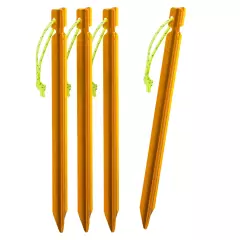 Helikon-Tex Stanové kolíky Helikon Tarp Stakes 18cm, 4ks, oranžové