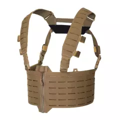 Taktická vesta Direct Action Warwick Zip Front Chest Rig, Coyote Brown