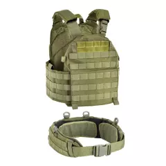 Defcon5 Vesta Defcon 5 Armour Carrier s opaskem 1000 D, OD Green