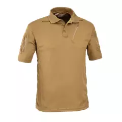 Defcon5 Triko s kapsami Defcon 5 Advanced Tactical Polo Short Sleeves, Coyote Tan