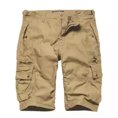 Kraťasy Vintage Industries Gandor, Dark Khaki