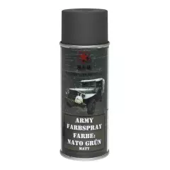 Armádní barva ve spreji, 400 ml, NATO zelená mat