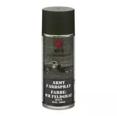 Armádní barva ve spreji, 400 ml, WH polní šedá mat