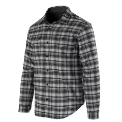 Košile Helikon GreyMan Shirt - Polyester Nylon Blend, Old-school Grey Plaid