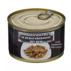 MFH MFH Hovězí stripsy s rýží, Konzervované, 400 g