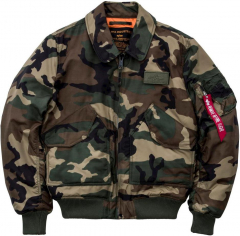 Alpha Industries Bunda Alpha Industries CWU VF TT, woodland Velikost M