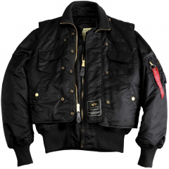 Alpha Industries Bunda Alpha Industries X-Force, černá Velikost M