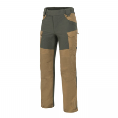 Helikon-Tex Kalhoty Helikon Hybrid Outback Pants DuraCanvas, Coyote/Taiga green Velikost S/XLong