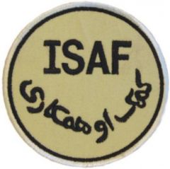 Nášivka ISAF - poušť  (G-09), suchý zip