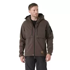 Zimní bunda Helikon Yukon Climashield Apex, Earth Brown/černá