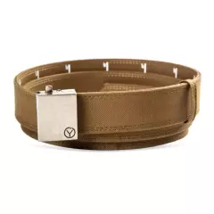 Dýlejc Opasek Dýlejc látkový hnědý, 152 cm + EDC spona