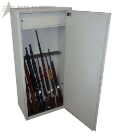 Zbraňový trezor TZ3 pro 10 dlouhých zbraní se zámkem na klíče