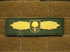 Nášivka SOF Skull badge, GOLD 