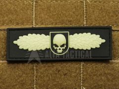 Nášivka SOF Skull badge, GID - fluorescenční