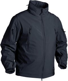 Bunda Helikon Gunfighter Shark skin, soft shell, Navy Blue