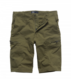 Kraťasy Vintage Industries Beltana technical short, Olive