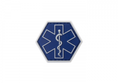 Nášivka Paramedic Hexagon, Modrá