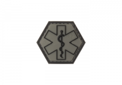 Nášivka Paramedic Hexagon, ranger green