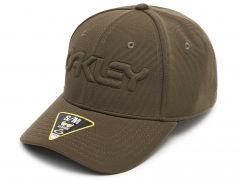 Kšiltovka OAKLEY 6 Panel Stretch Hat Embossed New Dark Brush