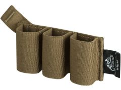 Trojitá elastická pistolová sumka Helikon Triple Elastic Insert - Polyester, coyote