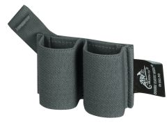 Dvojitá elastická pistolová sumka Helikon Double Elastic Insert - Polyester, shadow grey