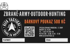 ELEKTRONICKÝ DÁRKOVÝ CERTIFIKÁT ALFATACTICAL 500,-CZK