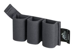 Trojitá elastická pistolová sumka Helikon Triple Elastic Insert - Polyester, shadow grey