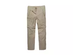 Kalhoty Vintage Industries Minford Technical Zip-off Pants, Béžové
