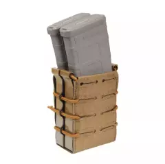 Dvojitá samosvorná sumka Templar’s Gear pro puškové zásobníky AR/M4/SA58/AK, Coyote