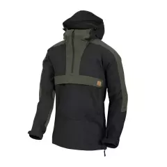 Bunda Helikon Woodsman Anorak Jacket, černá / taiga green