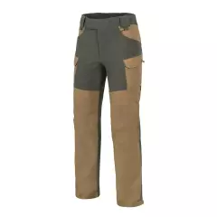 Kalhoty Helikon Hybrid Outback Pants DuraCanvas, Coyote/Taiga green