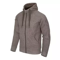 Pánská mikina Helikon Covert Tactical Hoodie (FullZip)®, Light Tan Melange