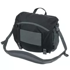 Taška přes rameno Helikon Urban Courier Bag Large® - Cordura®, Black/Shadow Grey