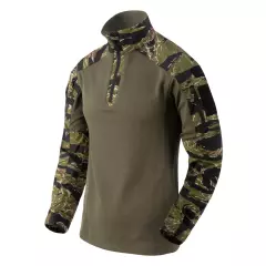 Taktická košile Helikon MCDU Combat Shirt®, Tiger Stripe/Olive Green
