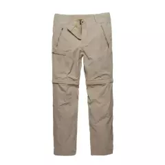 Kalhoty Vintage Industries Minford Technical Zip-off Pants, Béžové