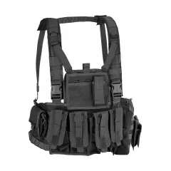 Taktická vesta Defcon 5 MOLLE RECON CHEST RIG, černá