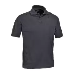 Triko s kapsami Defcon 5 Advanced Tactical Polo Short Sleeves, černé