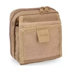 Pouzdro na mapu Defcon 5 Outac Map Pouch with Note Book, Coyote Tan