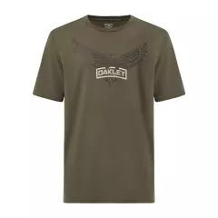 Triko Oakley SI Oakley Eagle Tab Tee, Dark Brush