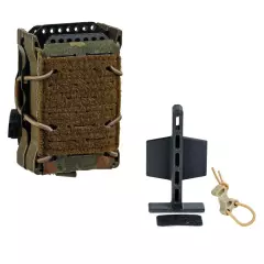 Dvojitá modulární samosvorná sumka Templar’s Gear pro puškové zásobníky M4, Flecktarn 5FTD