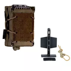 Dvojitá modulární samosvorná sumka Templar’s Gear pro puškové zásobníky M4, Ranger Green