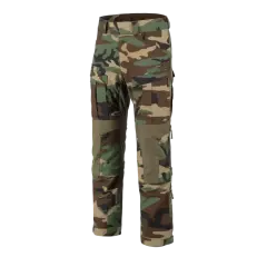 Kalhoty Helikon MCDU PolyCotton Stretch Ripstop - US Woodland / Olive Green