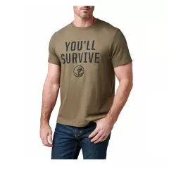 Triko 5.11 Youll Survive Tee, Ranger Green