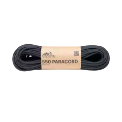 Parašutistická šnůra Helikon 550 Paracord 30m, černá