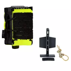 Templar’s Gear Dvojitá modulární samosvorná sumka Templar’s Gear pro puškové zásobníky M4, Fluo Yellow