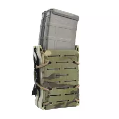 Dvojitá samosvorná sumka Templar’s Gear pro puškové zásobníky M4, Multicam Tropic